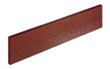 Ütéscsillapító gumilap (Szegély: 100 x 25 x 4 cm) Ütéscsillapító gumilap (Szegély: 100 x 25 x 4 cm)
